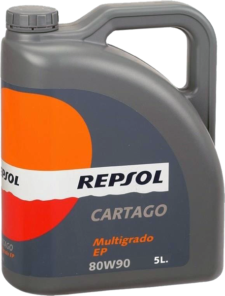 Трансмиссионное масло 80W-90 CARTAGO EP MultiGRADO 5л REPSOL (GL-5) CP-5 / RP024R55