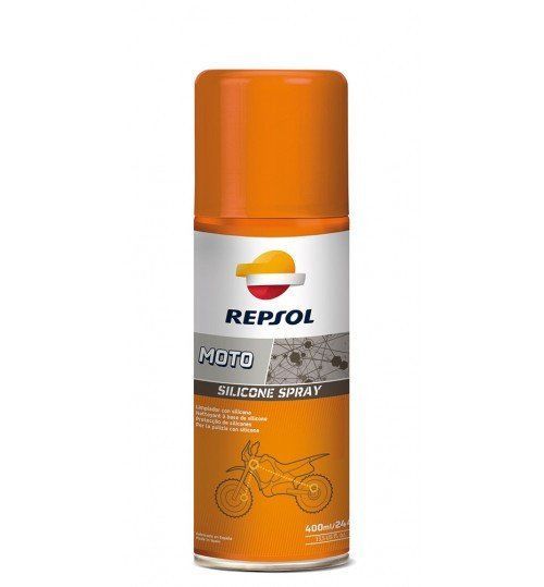 Очищающий спрей Repsol MOTO SILICONE SPRAY, 400мл / RP716E98