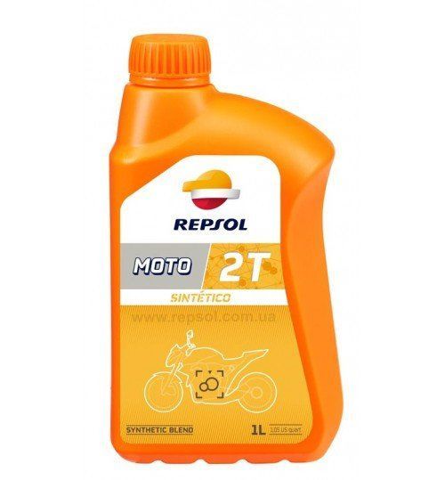 Масло моторное 2Т Repsol MOTO SINTETICO 2T, 1л / RP150W51