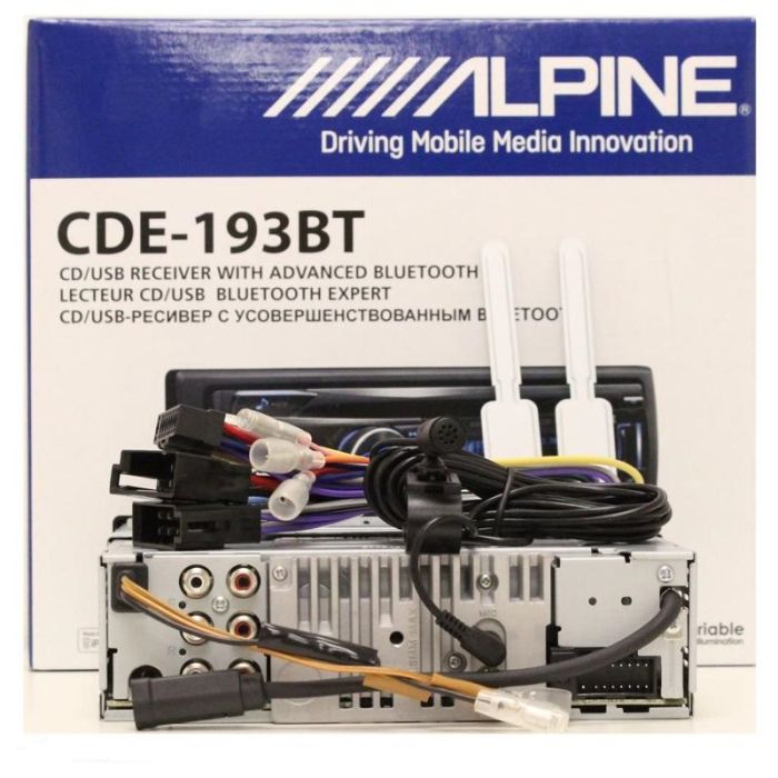 Автомагнитола Alpine CDE-193BT