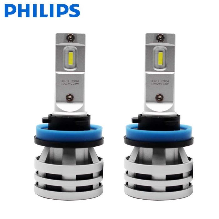 Комплект светодиодных ламп PHILIPS 11362UE2X2 H11 24W 12-24V Ultinon Essential G2 6500K