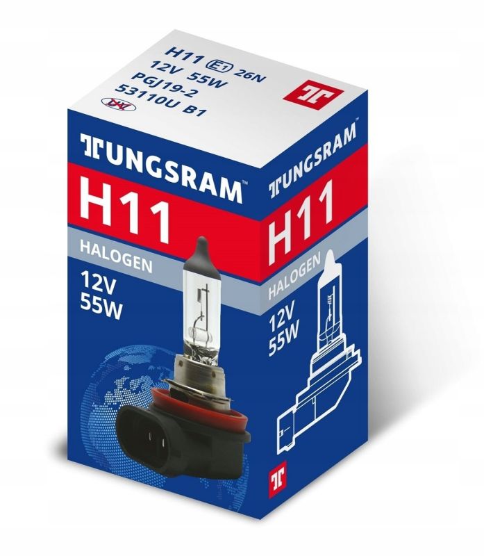 Галогеновая лампа Tungsram H11 55W 12V (1 шт./коробка) Standart