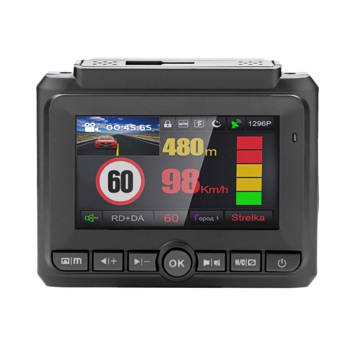 Комбинированное устройство Playme Alpha - радар-детектор - GPS - информатор(SpeedCAM) - видеорегистратор (00000014062)