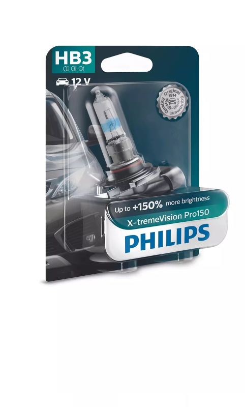 Галогеновая лампа PHILIPS 9005XVPB1 HB3 60W 12V X-treme Vision Pro +150% B1