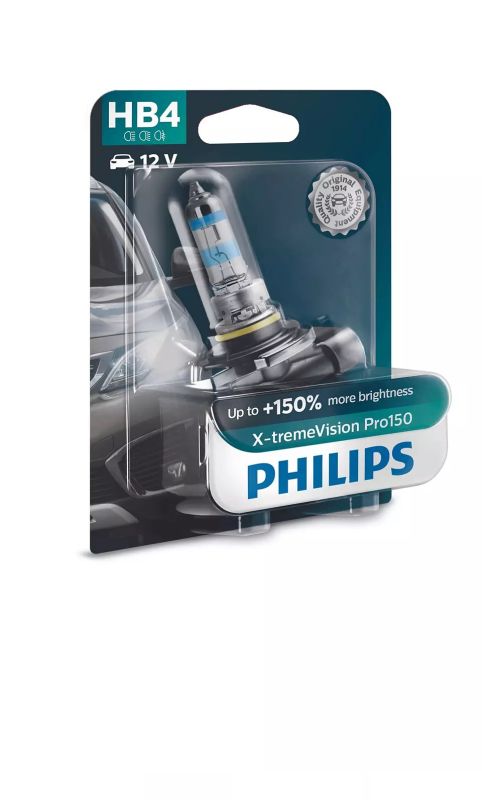 Галогеновая лампа PHILIPS 9006XVPB1 HB4 51W 12V X-treme Vision Pro +150% B1