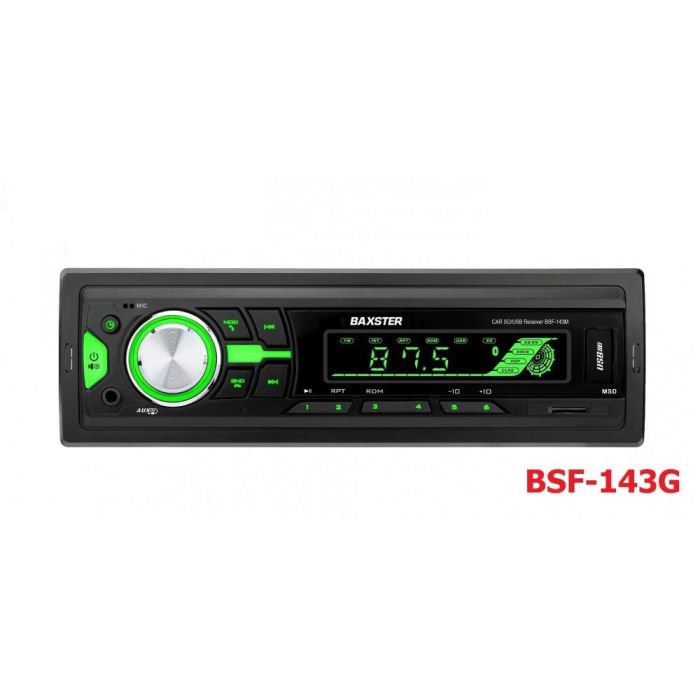 Магнитола BAXSTER BSF-143 green (без диска)