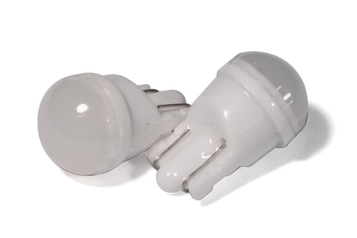 Светодиодная лампа StarLight T10 1 диод COB 12V 0.4W WHITE / матовая  линза / CERAMIC