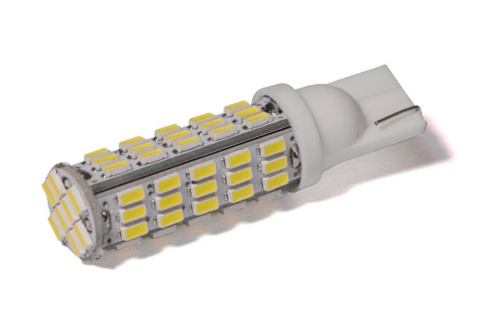 Светодиодная лампа StarLight T10 68(60+8) диодов SMD 3020 12V 2W WHITE