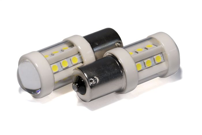 Светодиодная лампа StarLight T25 18 диодов SMD 12-24V 6.5W WHITE прозрачная линза