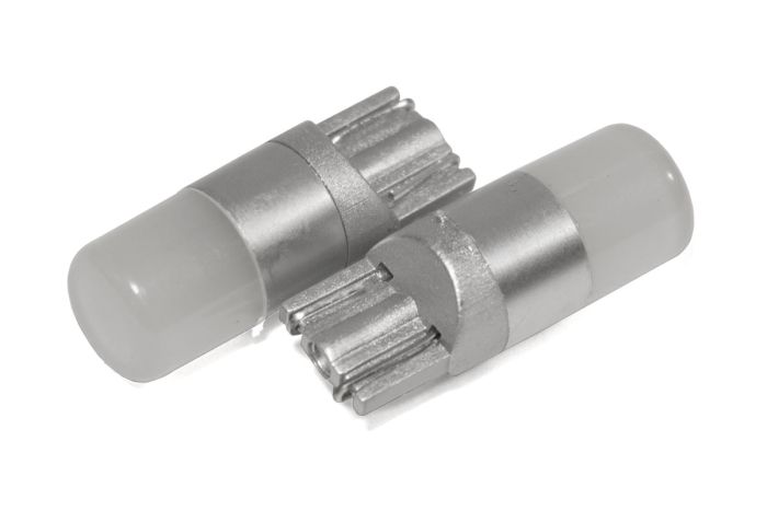 Светодиодная лампа StarLight T10 1 диод 12V 0.6W / матовая линза / пластиковый цоколь