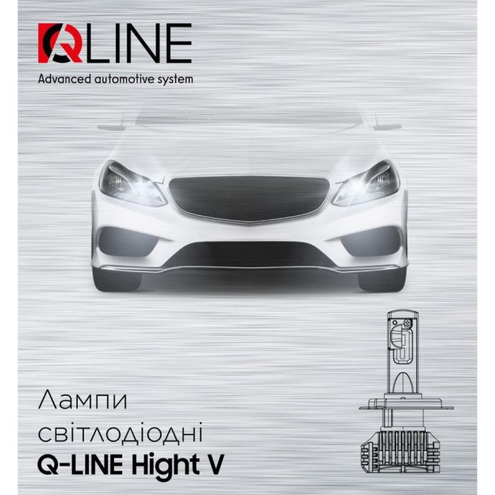 Комплект LED ламп QLine Hight V D1/2/3/4S 6000K (2шт.)