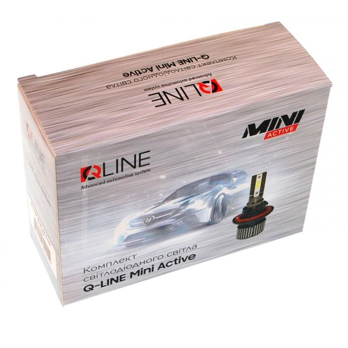 Лампы светодиодные QLine Mini Active HB4 9006 6000K (2шт.)