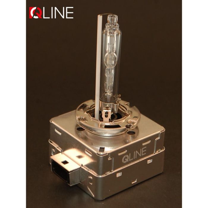Ксеноновая лампа QLine D3S 5500K (+100%) MetalBase (1 шт)