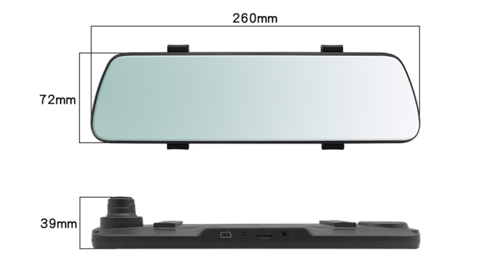 Видеорегистратор-зеркало заднего вида Aspiring MAXI 2 SPEEDCAM, WIFI, GPS, ADAS       