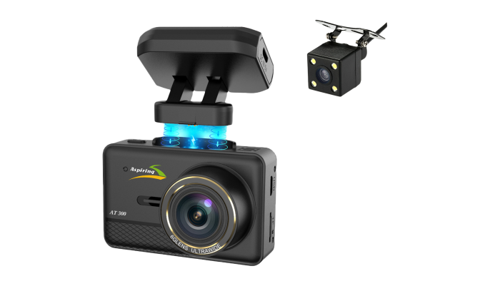 Видеорегистратор Aspiring AT300 Dual, SpeedCam, GPS, Magnet   