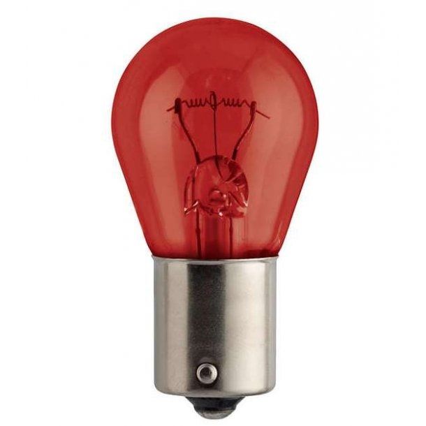 Указательная лампа накаливания КВАНТ PR21W 12V BA15S RED