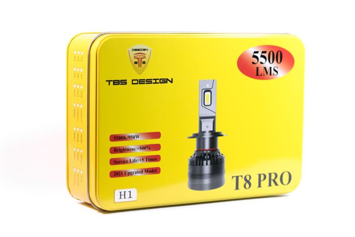 Комплект светодиодных ламп TBS Design T8 PRO H1 12-24V 110W P14,5s 11000lm 6000K