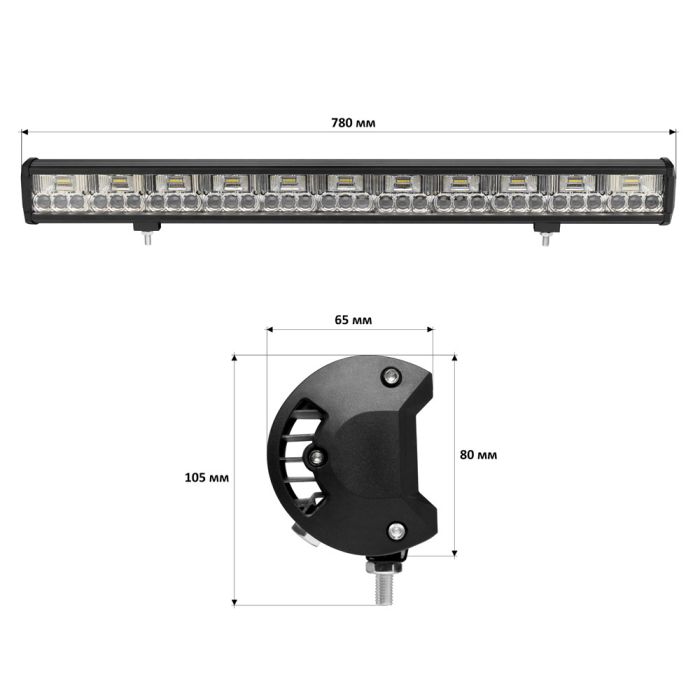 Светодиодная фара StarLight JR-K-198W 9-32V combo