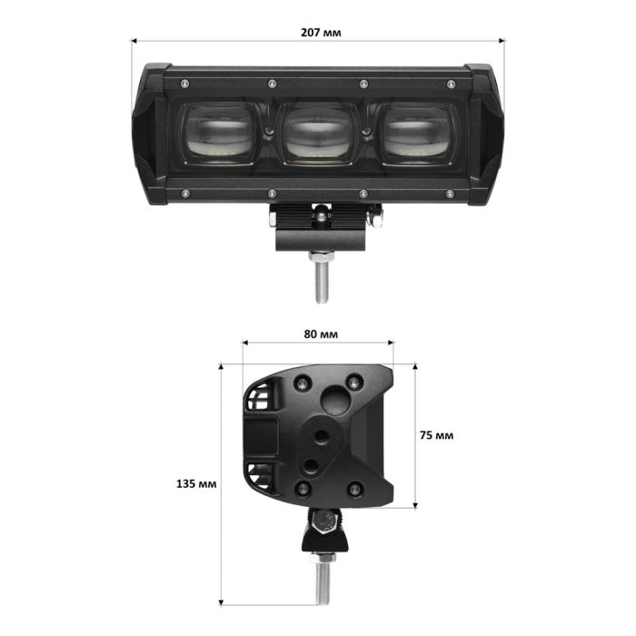 Светодиодная фара-люстра StarLight  30watt 10-30V IP68 (lsb-lens-30W)