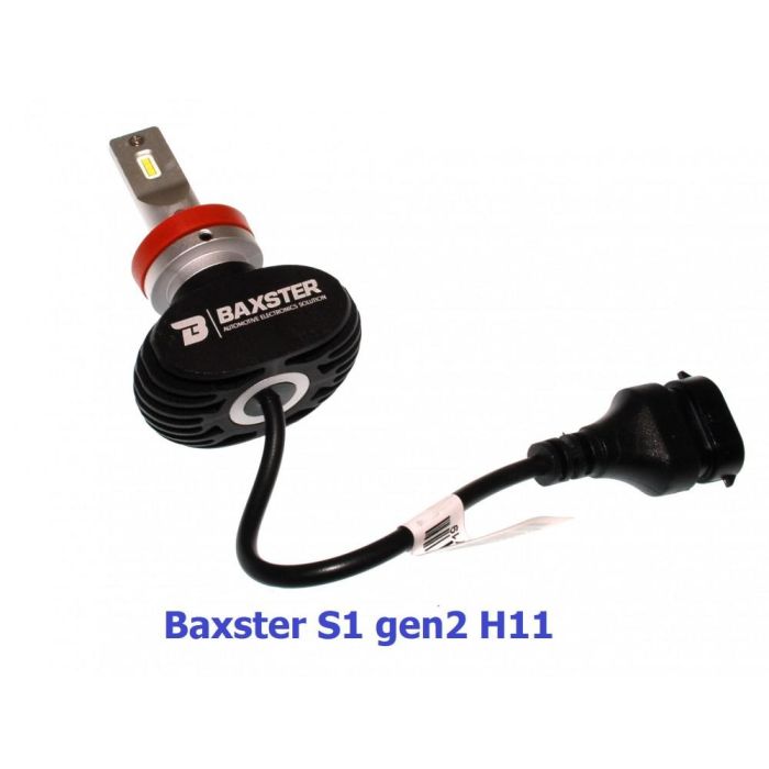 Комплект LED ламп BAXSTER S1 gen2 H11 6000K 4000lm с радиатором