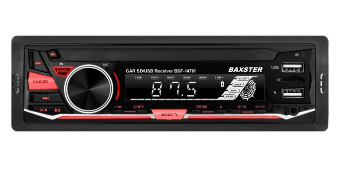 Магнитола BAXSTER BSF-147M multicolor (без диска)