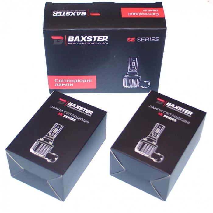 Комплект светодиодных ламп BAXSTER SE Plus H1 P14,5s 9-32V 6000K 4000lm