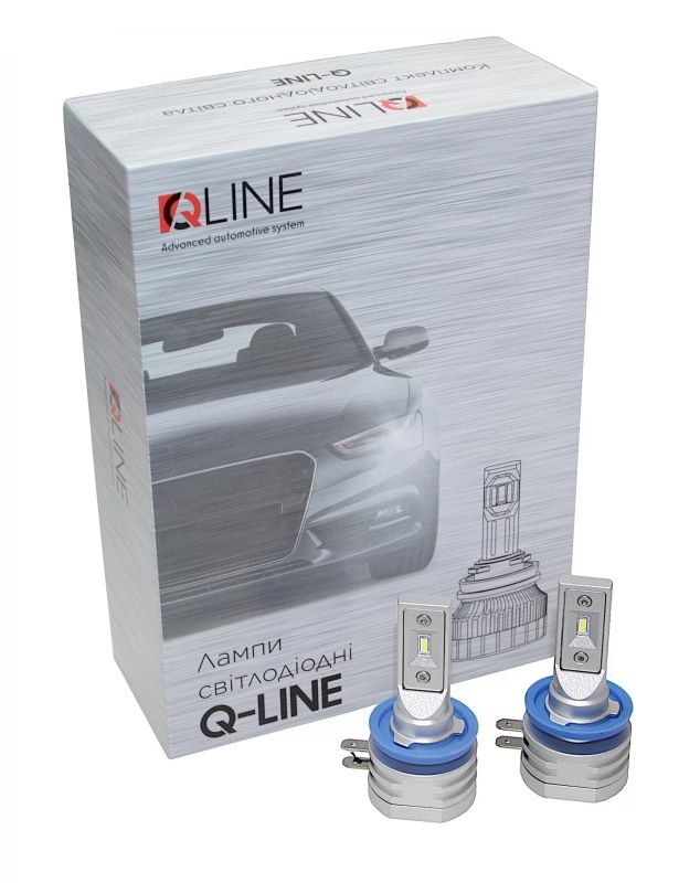 Лампы светодиодные Qline Alpha H11Bv2 6000K (2шт)