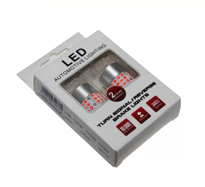 Комплект светодиодных ламп LED Qline 1157 (P21/5W) Red CANBUS BAY15D (2шт)