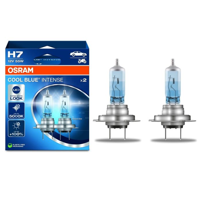 Комплект галогенових ламп OSRAM 64210CBN-2HB H7 Cool Blue Intense Next Gen +100% 55W 12V PX26d 2шт/комп