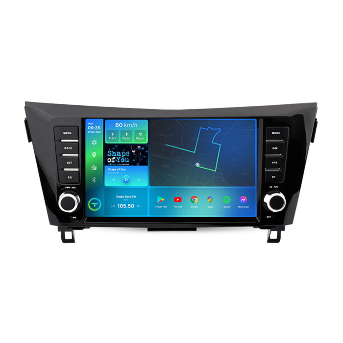 Штатная магнитола Torssen Nissan Xtrail/Qashqai 2013+ AC крутилки F10464 4G Carplay DSP