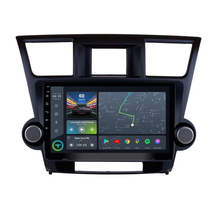 Штатна магнітола Torssen Toyota Highlander XU 40 2010-2016 F10232 4G Carplay DSP без крутилок