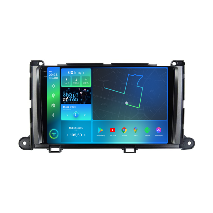 Штатна магнітола Torssen 2K Toyota Sienna 09-14 F9232 4G Carplay DSP 