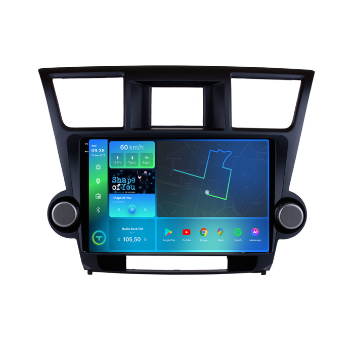 Штатна магнітола Torssen 2K Toyota Highlander XU 40 2010-2016 F10232 4G Carplay DSP 