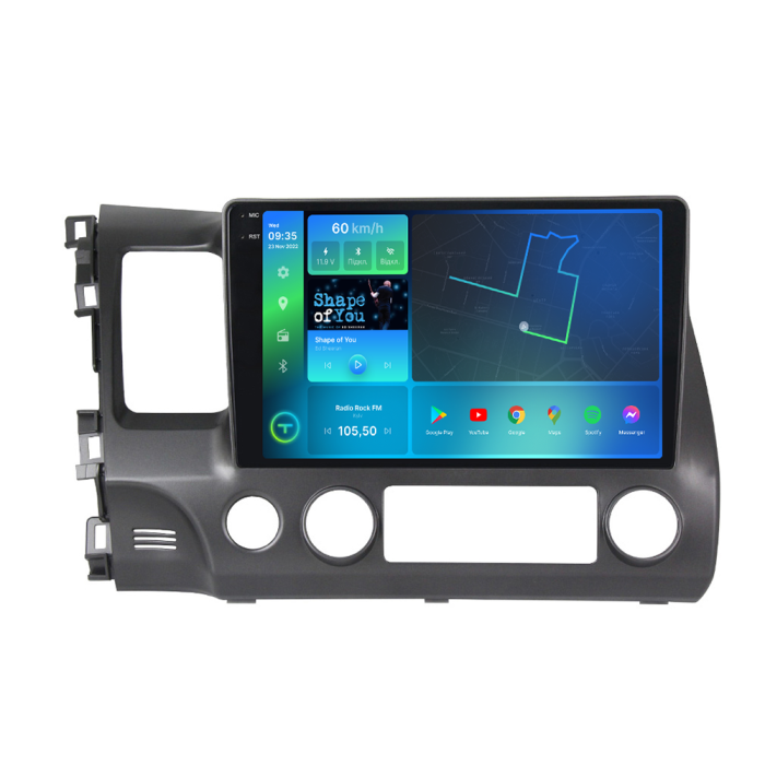 Штатна магнітола Torssen 2K Honda Civic 4D 2005-2011 F10232 4G Carplay DSP 