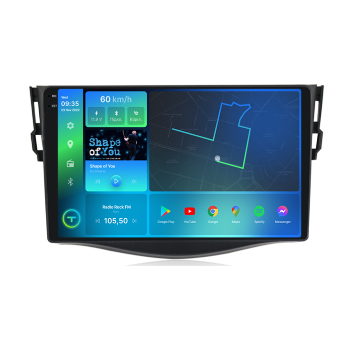 Штатна магнітола Torssen 2K Toyota Rav4 2006-2012 F9232 4G Carplay DSP 