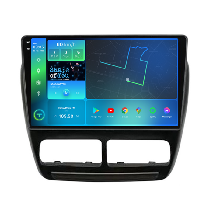 Штатна магнітола Torssen 2K Fiat Doblo 2 263 09-15/Opel Combo Tourer (D) F9232 4G Carplay DSP