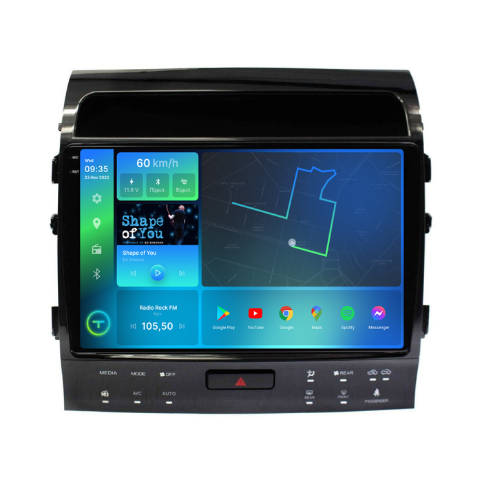 Штатна магнітола Torssen 2K Toyota LC200 2007-2015 climate F10232 4G Carplay DSP