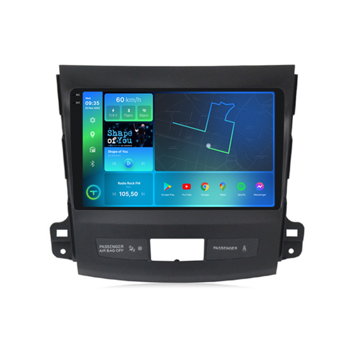 Штатна магнітола Torssen 2K Mitsubishi Outlander XL F9232 4G Carplay DSP 