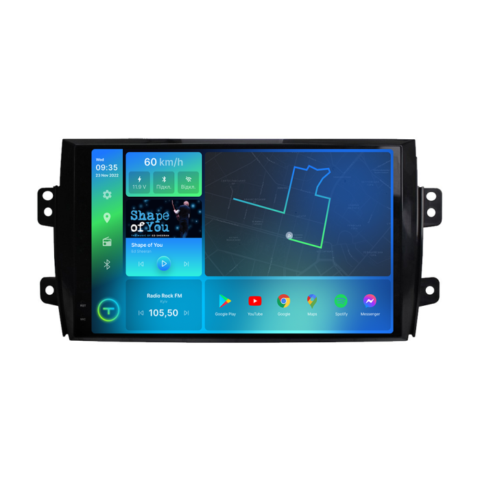 Штатна магнітола Torssen 2K Suzuki SX4 06-12 F9432 4G Carplay DSP