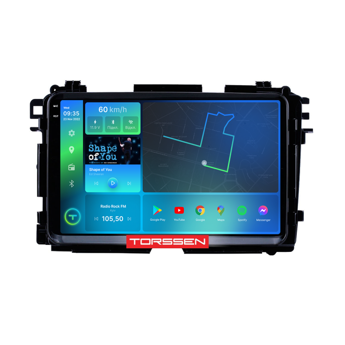 Штатна магнітола Torssen 2K Honda XRV/HRV/XNV 2015+ F9432 4G Carplay DSP