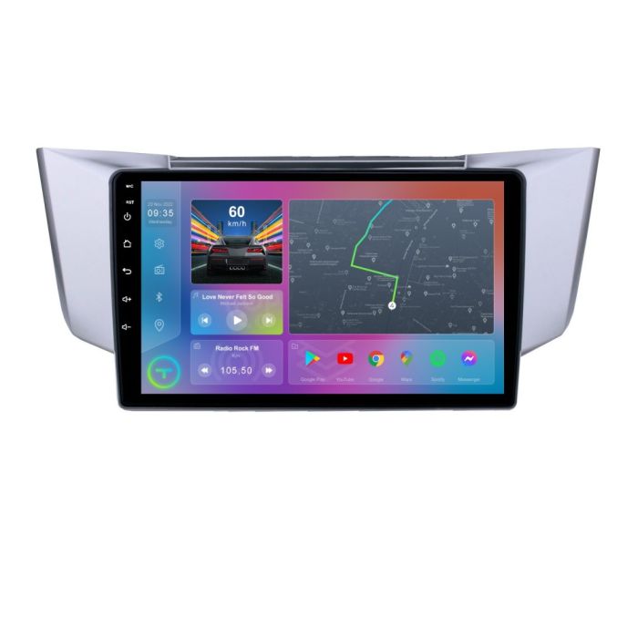 Штатна магнітола Torssen Lexus RX 03-09, Toyota Harrier Silver F9432 4G Carplay DSP