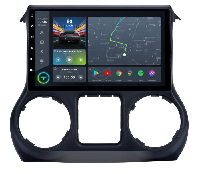 Штатна магнітола Torssen Jeep Wrangler 11-14 F9232 4G Carplay DSP