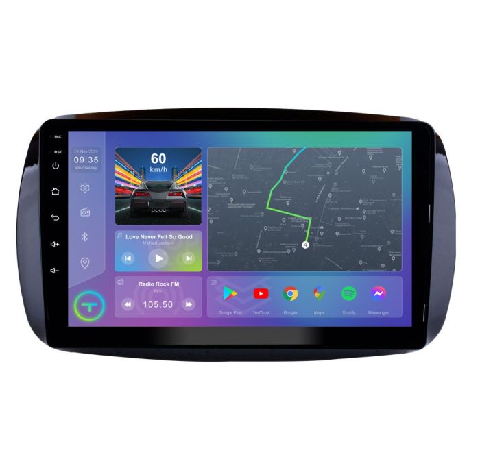 Штатна магнітола Torssen Smart ForTwo 3 18+ F9232 4G Carplay DSP