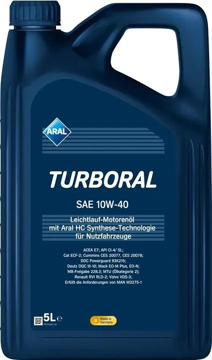 Моторне мастило Aral Turboral 10W-40 5л