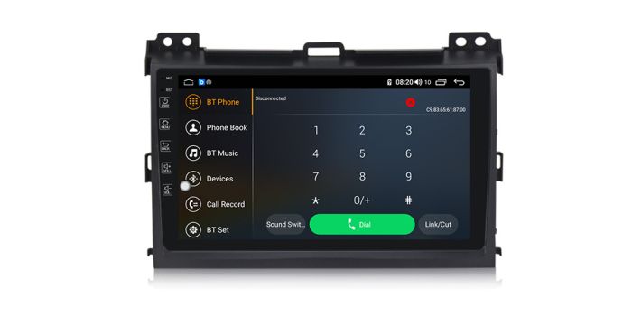 Штатна магнітола Torssen Toyota Prado 120 F9232 4G Carplay DSP