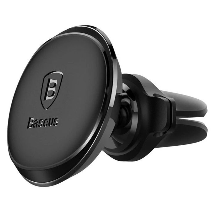 Автомобільний ТРИМАЧ ДЛЯ МОБIЛЬНОГО BASEUS MAGNETIC AIR VENT CAR MOUNT HOLDER WITH CABLE CLIP BLACK