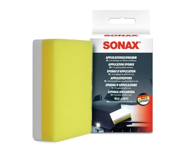 Губка для нанесення поліролей, восків, засобів по догляду SONAX Application Sponge