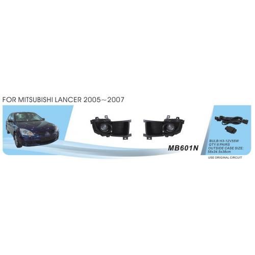 Фари дод. модель Mitsubishi Lancer 2005-07/MB-601N/H3-12V55W/ел.проводка (MB-601N)