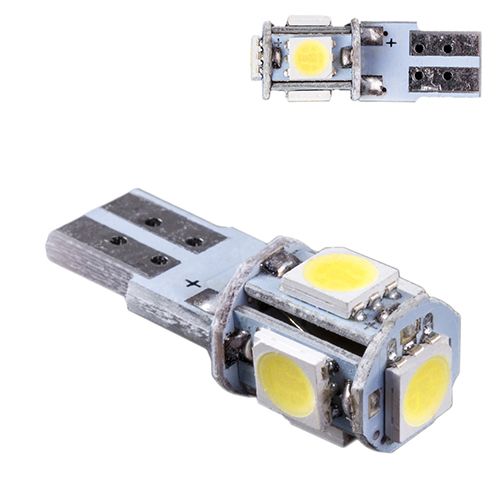 Лампа PULSO/габаритна/LED T10/5SMD-5050/12v/0.5w/60lm White (LP-136166)