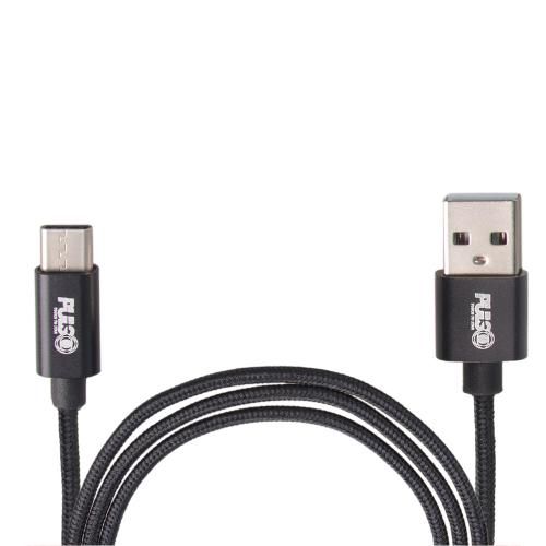 Кабель VOIN CC-1802C BK USB - Type C 3А, 2m, black (швидка зарядка/передача даних) (CC-1802C BK)
